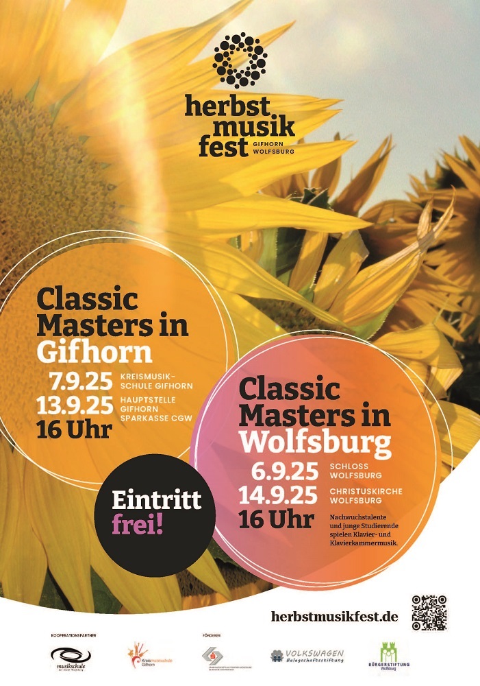 Plakat zum Herbstmusikfest 2025