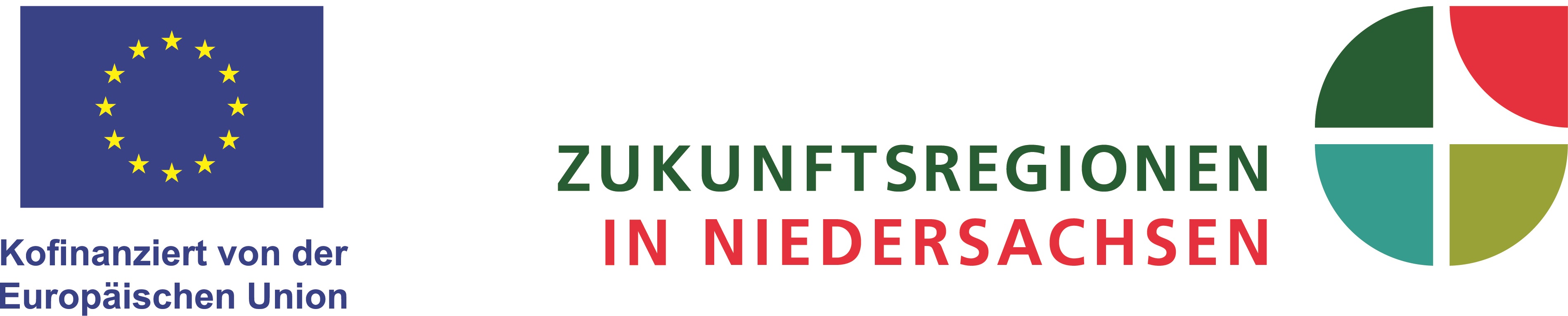 Logos der Zukunftsregionen in Niedersachsen
