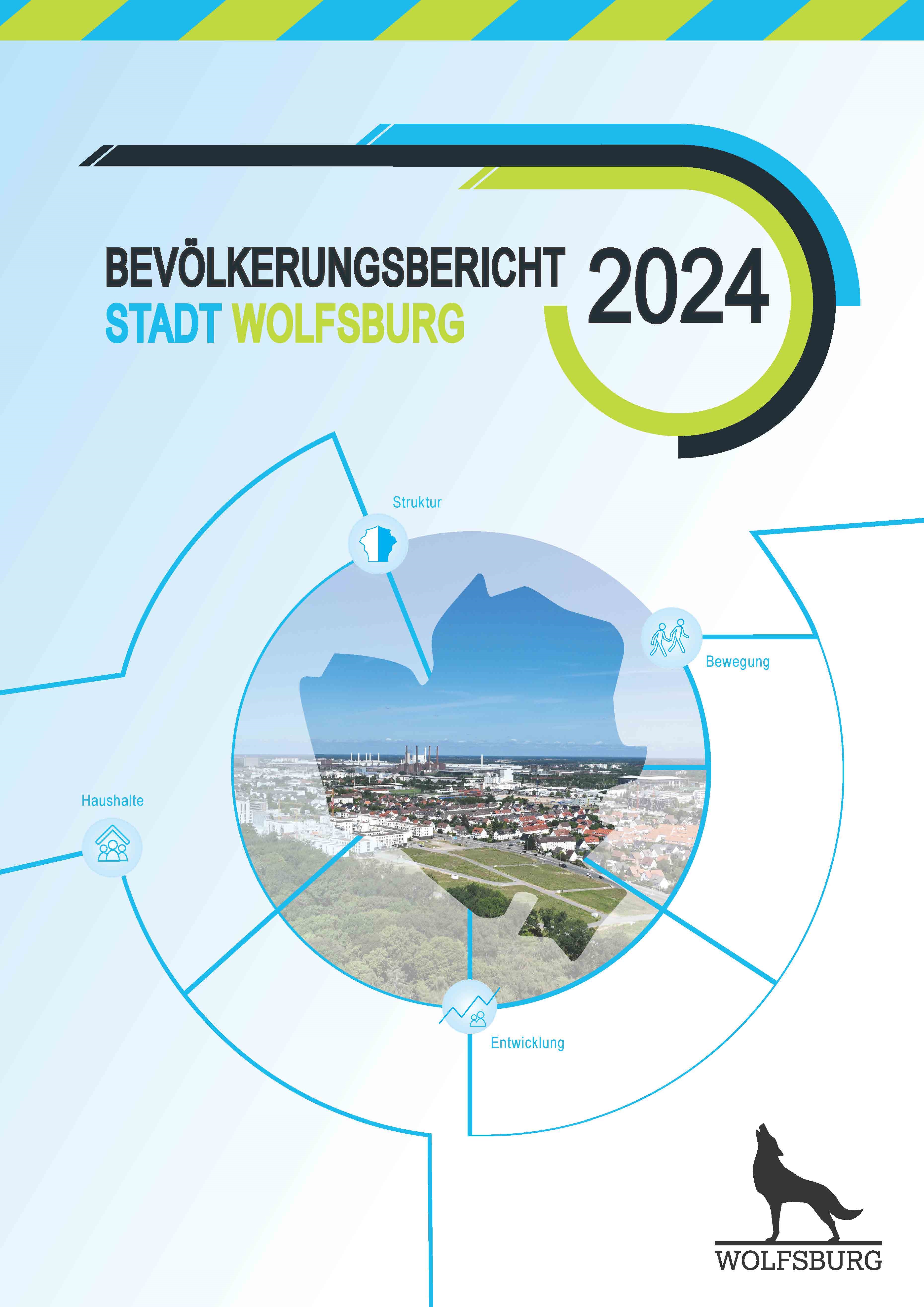 Cover page of the population report 2023