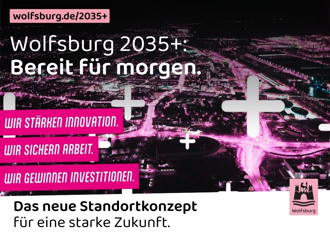 Schmuckbild Plakatmotiv Konzept Wolfsburg 2035+