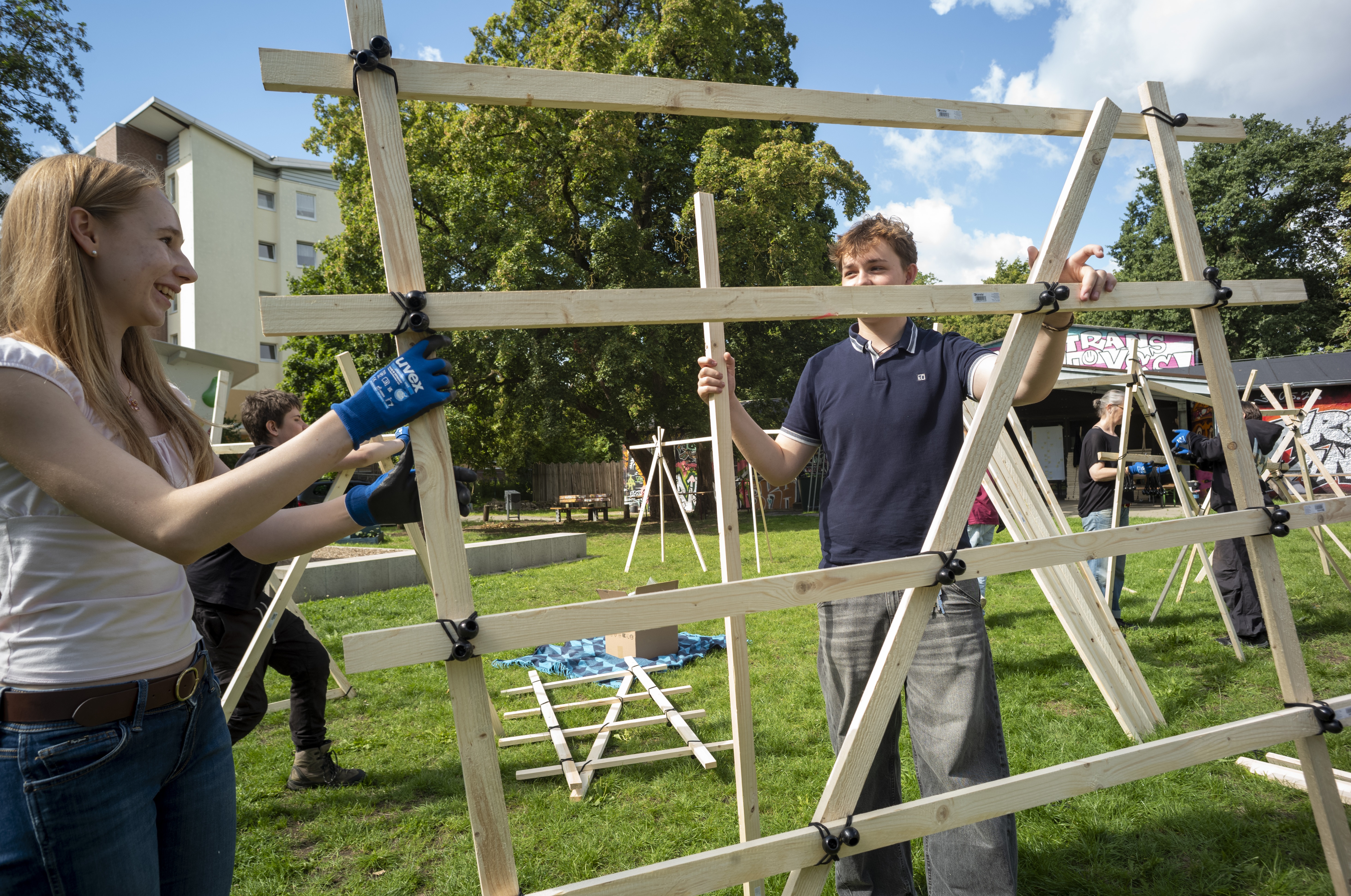 Impression of the Baukulturcamp
