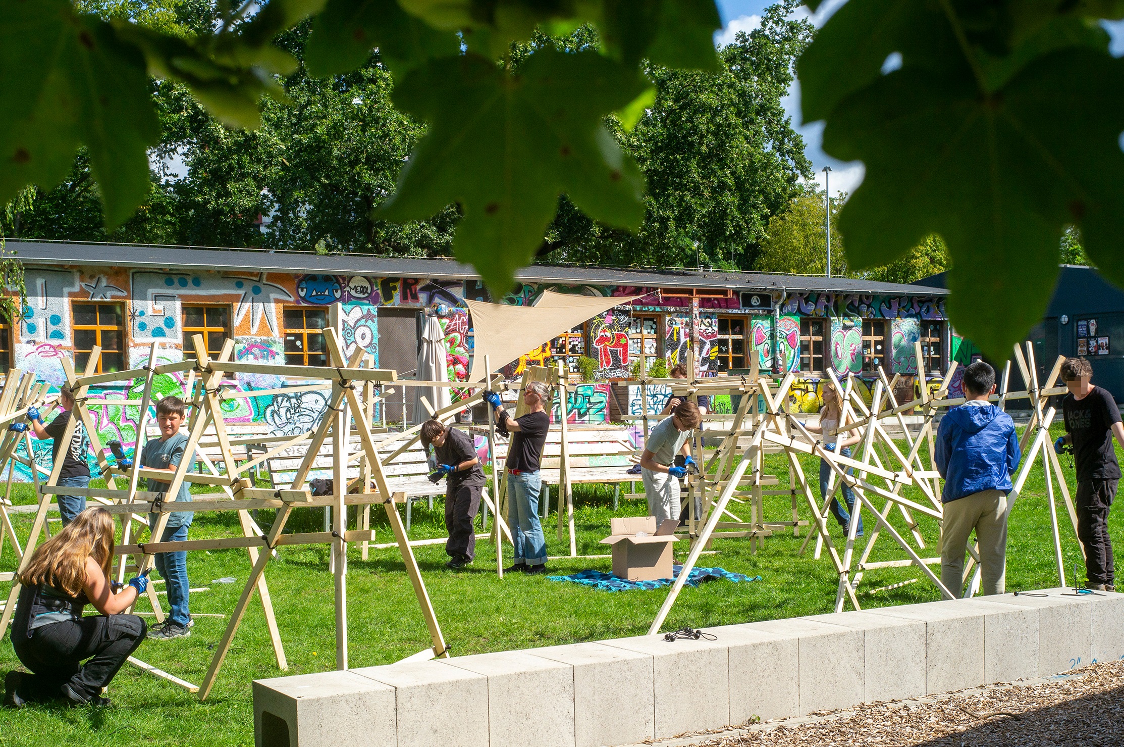 Impression of the Baukulturcamp