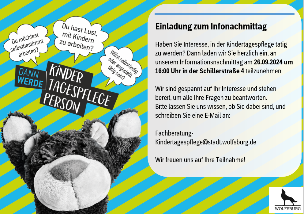 Invitation to the information afternoon
