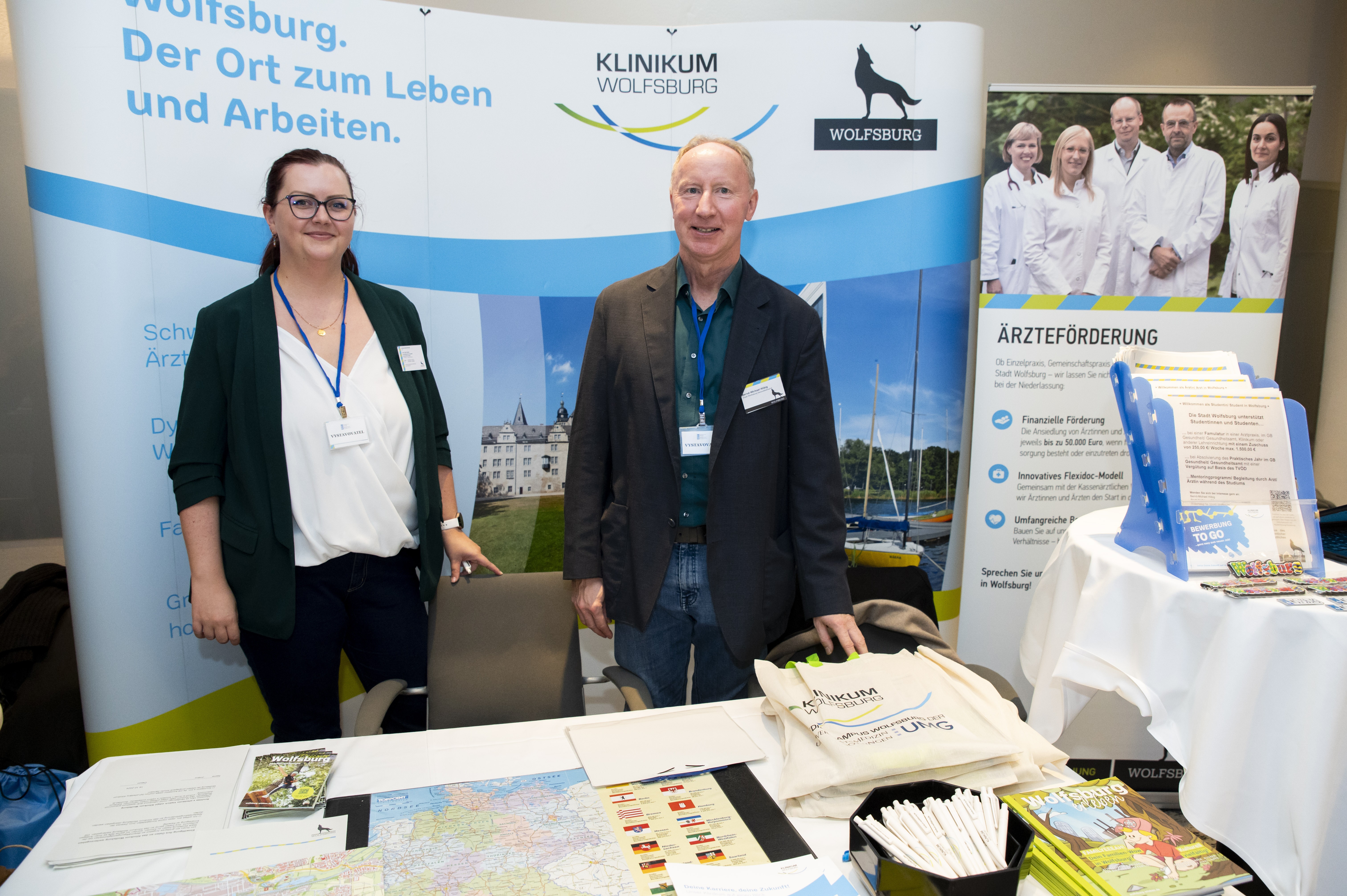 The Wolfsburg stand at the Jobdays in Prague