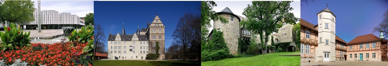 Pending Translation: Bilder vom AAK (Foto: Lars Landmann), Schloss Wolfsburg (Foto: Tim Dalhoff), Burg Neuhaus (Foto: Lars Landmann), Schloss Fallersleben (Foto: Tim Dalhoff)