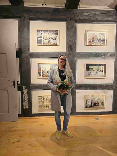 Yvonne Salzmann in WAR und ist KRIEG; Foto: privat