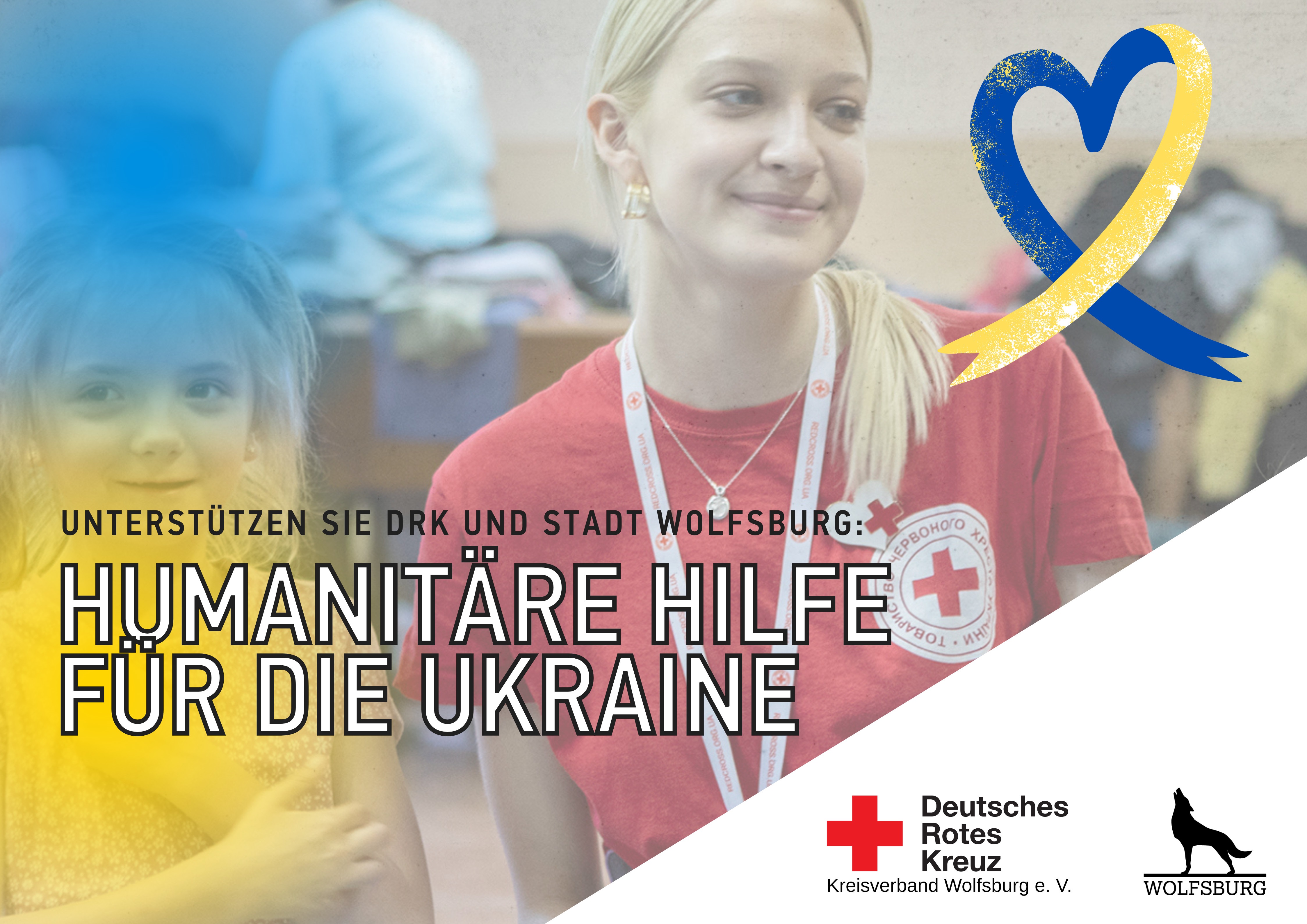 Red Cross and City of Wolfsburg Ukraine donation appeal campaign