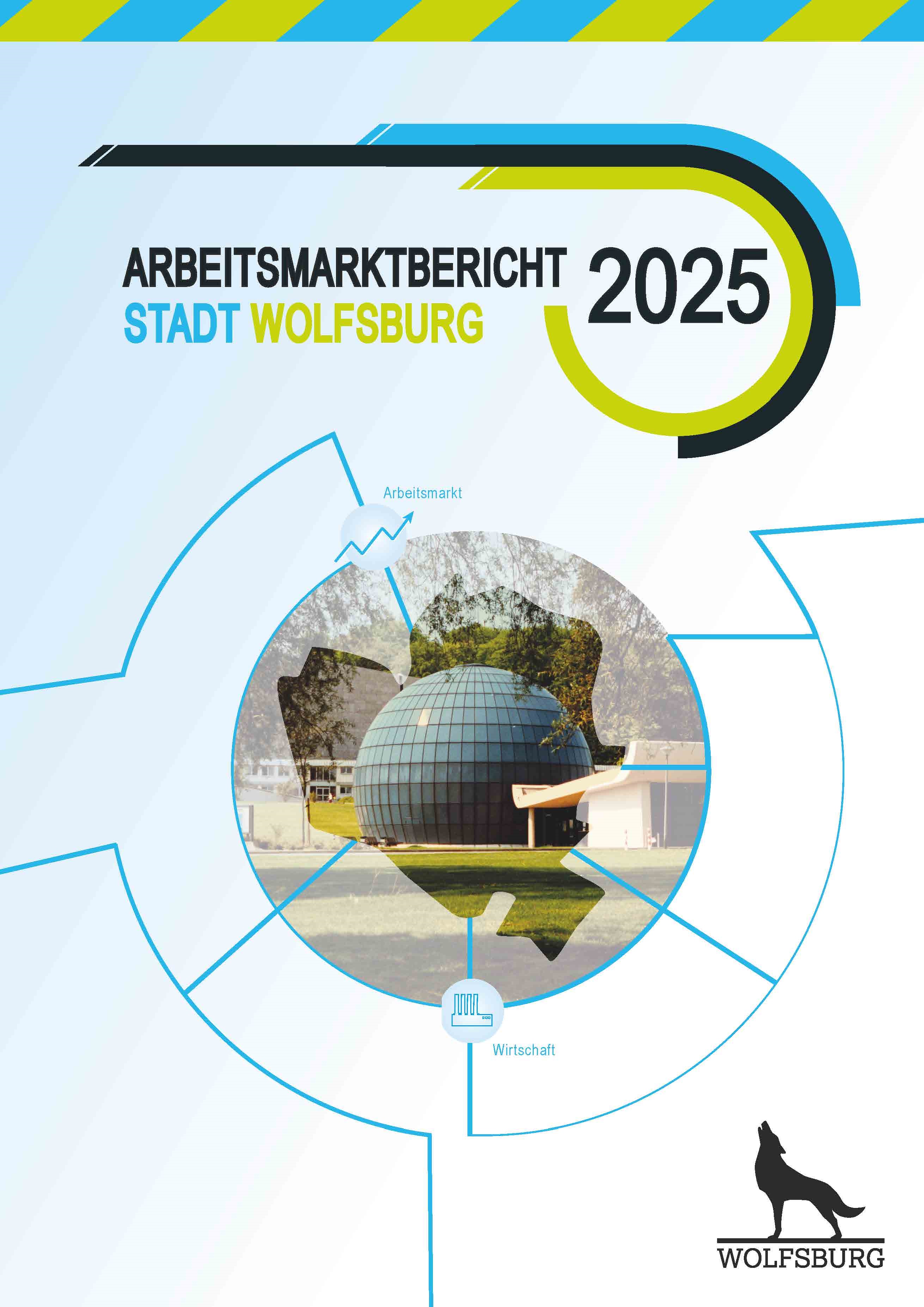 Cover page of the labor market report 2025